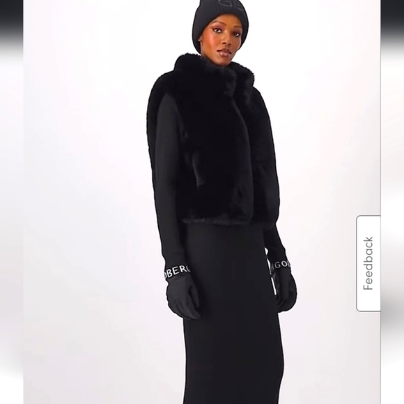Goldbergh Faux Fur Black Bodywarmer Vest - Picture 9 of 17
